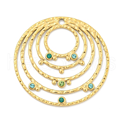 Real 18K Gold Plated PVD Vacuum Plating 304 Stainless Steel Pendants STAS-L278-033G-01-1