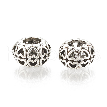 Alloy European Beads MPDL-S066-040-1