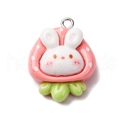Opaque Resin Pendants RESI-V011-01A-1