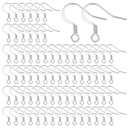 SUNNYCLUE 100Pcs 304 Stainless Steel French Earring Hooks STAS-SC0004-64-1