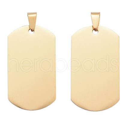 PVD Vacuum Plating 304 Stainless Steel Big Pendants STAS-I140-19E-G-1