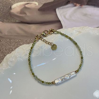 Mother's Day Jewellery Faceted Cubic Zirconia Beaded Bracelets WG13B90-01-1