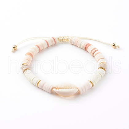 Adjustable Nylon Thread Braided Beads Bracelets BJEW-JB06133-1