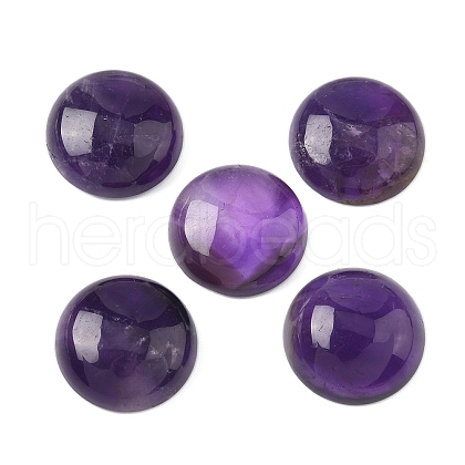 Natural Amethyst Cabochons G-A265-01A-1