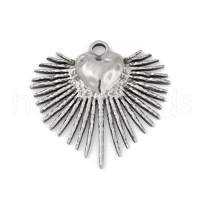 304 Stainless Steel Pendants STAS-D366-01E-P-1