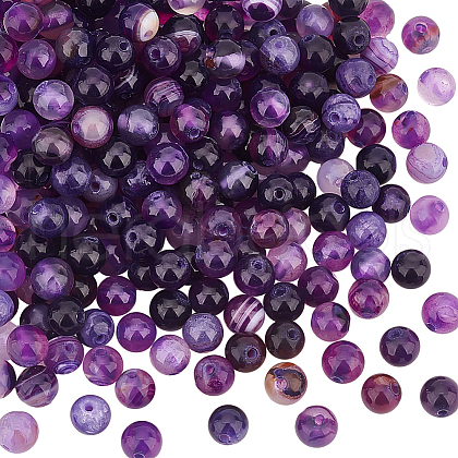 Olycraft 4 Strands Natural Fire Crackle Agate Beads Strands G-OC0003-09-1