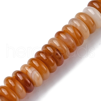 Natural Red Agate Beads Strands G-F743-01F-02-1