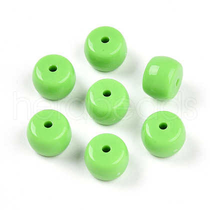 Opaque Acrylic Beads SACR-T017-35D-1
