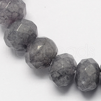 Natural Jade Bead Strands G-R171-2x4mm-16-01-1