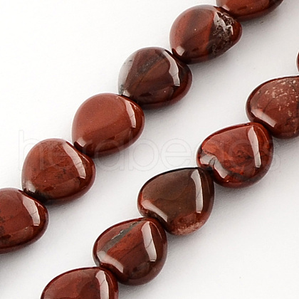 Natural Red Jasper Beads Strands G-R190-15-1