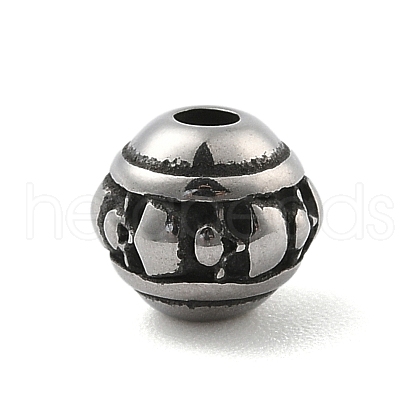 316 Surgical Stainless Steel Beads STAS-S173-17AS-1