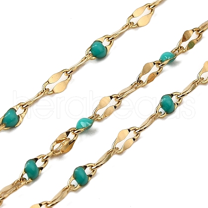 304 Stainless Steel Dapped Chains CHS-H036-01G-11-1