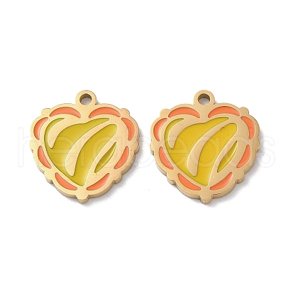 Ion Plating(IP) 304 Stainless Steel Pendants STAS-C083-06G-01-1