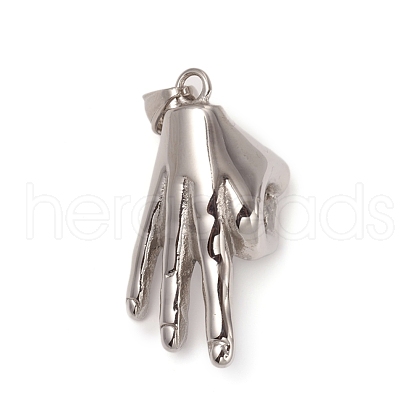 304 Stainless Steel ASL Pendants STAS-I132-13P-1