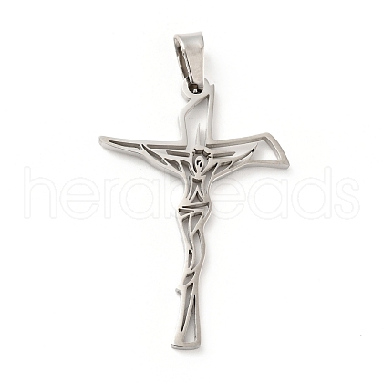 201 Stainless Steel Pendants STAS-E015-12P-1