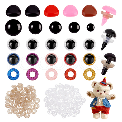 AHADERMAKER 2 Box 2 Style Craft Plastic Doll Eyes & Nose DOLL-GA0001-14-1