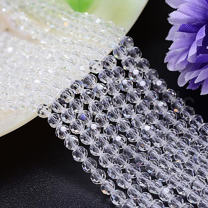 Imitation Austrian Crystal Bead Strands G-M181-8mm-01A-1