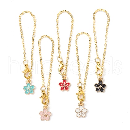 Alloy Enamel Pendants Decorations HJEW-JM01702-1