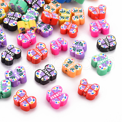 Handmade Polymer Clay Beads X-CLAY-N011-010-1