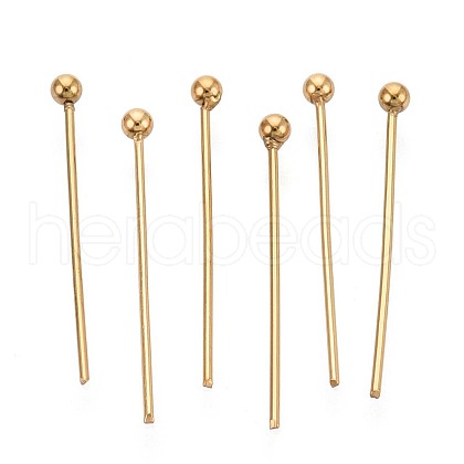 304 Stainless Steel Head Pins STAS-T065-20mm-20G-1