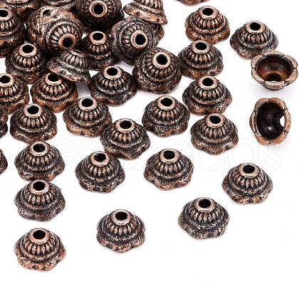 Tibetan Style Caps RLF11244Y-NF-1
