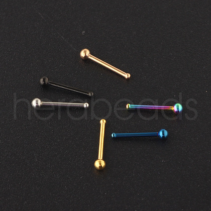 304 Stainless Steel Round Ball Nose Bone Rings WG2C4E4-02-1