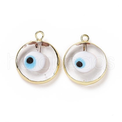 Handmade Lampwork Pendants LAMP-P057-03G-06-1