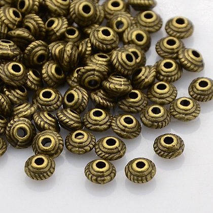 Tibetan Style Alloy Spacer Beads K0NJX071-1