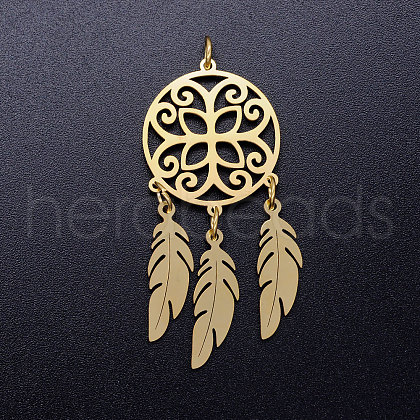 201 Stainless Steel Pendants STAS-S105-JN353-2-1