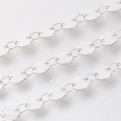 Tarnish Resistant 304 Stainless Steel Links Chains CHS-G009-01B-P-1