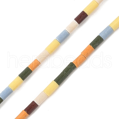 Handmade Porcelain Imitation Lava Rock Beads Strands PORC-A029-02B-1