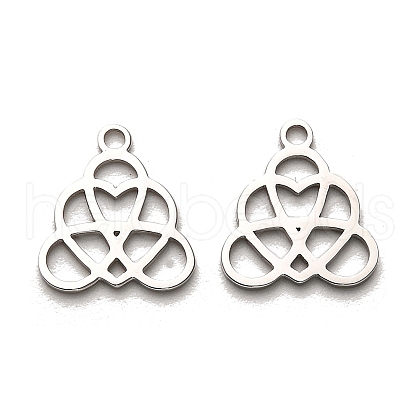 Non-Tarnish 316 Surgical Stainless Steel Charms STAS-H190-03P-04-1