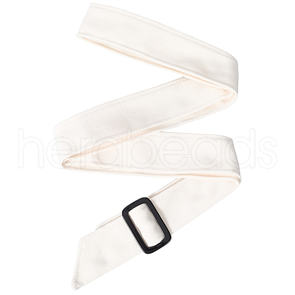 Tie a Knot Cloth Waist Belts with Buckle AJEW-WH20003-08B-1