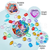   150Pcs 10 Colors Transparent Acrylic Beads DIY-PH0008-88-4