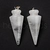 Natural Quartz Crystal Pendants G-K311-47I-1