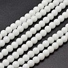 Synthetic Quartz Round Bead Strands EGLA-J063-01-1