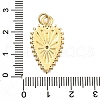Brass Micro Pave Cubic Zirconia Pendants KK-K401-08E-G-3