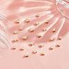  90Pcs 3 Style Brass Beads KK-PH0004-83-4