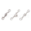 3Pcs 304 Stainless Steel Magnetic Clasps Converter PALLOY-JF03459-1