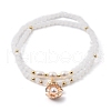 Faceted Glass Bead Stretch Bracelets BJEW-JB05488-02-1