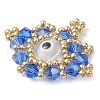 Seed Beads Beaded Charms PALLOY-MZ00344-4