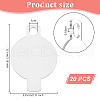 Transparent Acrylic Big Pendants DIY-WH0430-720A-2