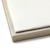 Rectangle Imitation Leather Jewelry Necklace Display Tray ODIS-K005-04-2