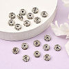 Iron Grade A Crystal Rhinestone Spacer Beads RB-A010-8MM-N-4