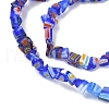 Handmade Millefiori Lampwork Beads Strands LAMP-P070-02A-06-3