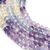 Natural Fluorite Beads Strands G-E608-C10-A-3