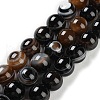 Natural Eye Agate Beads Strands G-NH0019-F01-01-2
