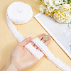 Polyester Ruffled Elastic Cord EW-WH0015-02C-3