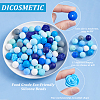 DICOSMETIC Food Grade Eco-Friendly Silicone Focal Beads SIL-DC0001-28-4