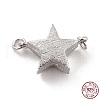 Anti-Tarnish Rhodium Plated 925 Sterling Silver Magnetic Clasps STER-A001-04P-5